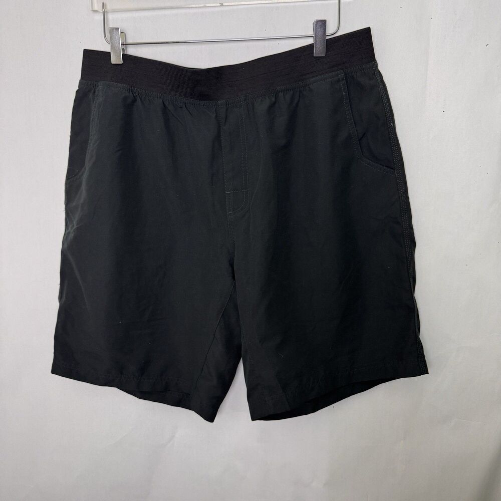 prAna Men's Black Mojo Short Size XL, Inseam 10",  Athletic Leisure,  Activewea
